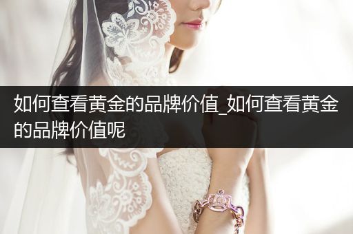 如何查看黄金的品牌价值_如何查看黄金的品牌价值呢